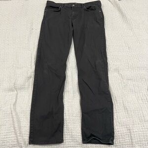 H&M Slim Fit Cotton Twill Pants Dark Gray 32x32